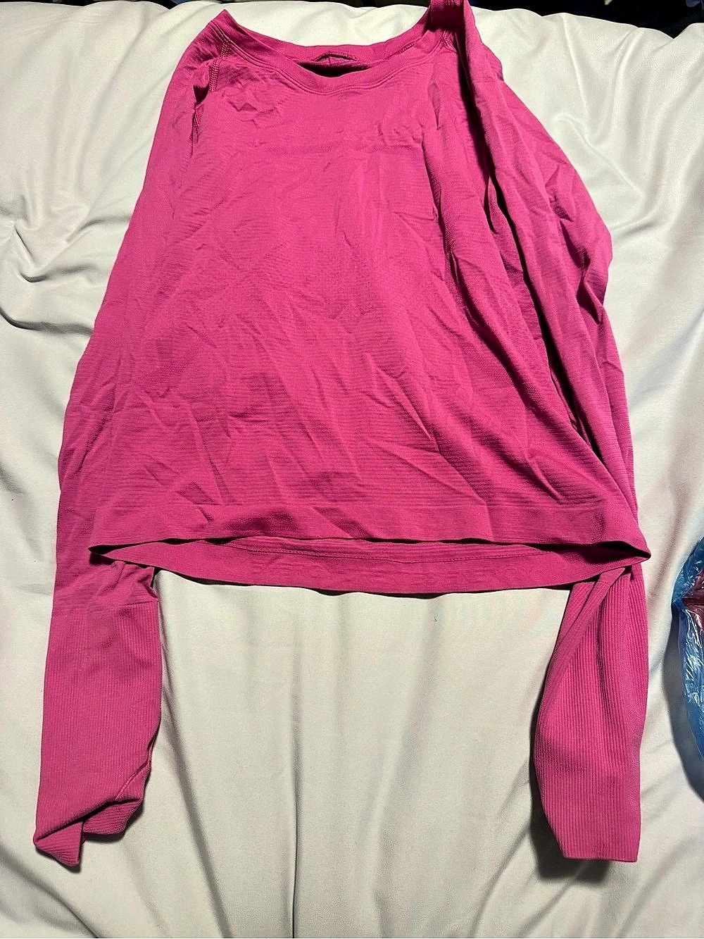 Lululemon Swiftly Race Length Long-Sleeve Shirt Pink